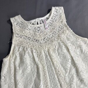 Xhilaration Cream Lace Dress Size S